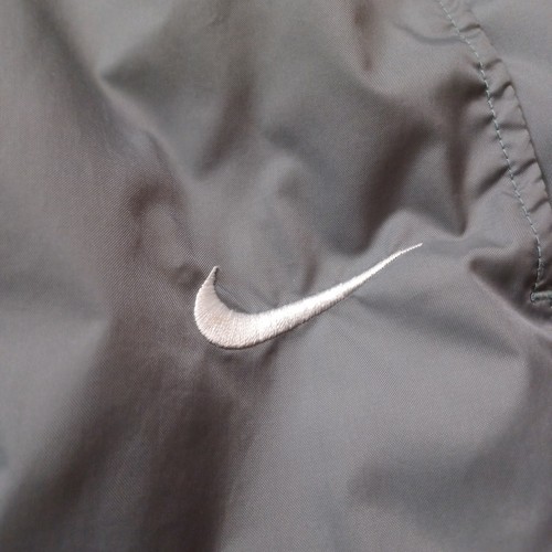 Vtg Nike Track Pants Mens XL Gray Baggy Wide Leg Windbreaker Pockets Ankle Zip - Picture 9 of 14