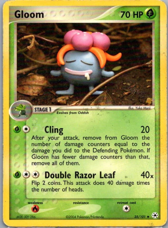 Gloom 35/101 Uncommon Hidden Legends NM