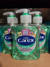 3 x 500ml Carex Aloe Vera Handwash 2H Protection - Liquid Hand Soap 5.75 per litre