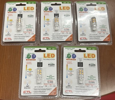 5 X Cyber Tech Lighting CTL LED Technology Landscape Light Replacement Lamp 1.5
