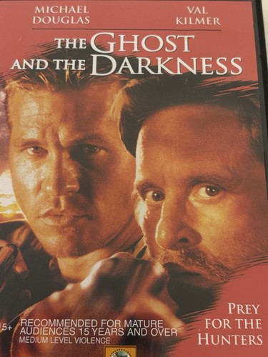 The Ghost And The Darkness Michael Douglas, Val Kilmer DVD Like New