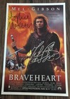 Braveheart Signed Movie Poster 11x17 with Coa - Authentic Memorabilia