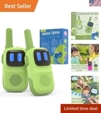 Fun and Durable Kids Walkie Talkies - 1000FT Range, 2 Channels for Adventure