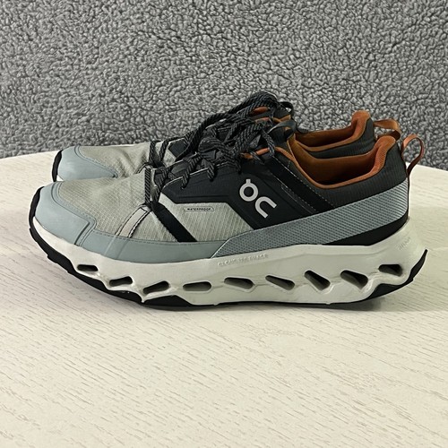 On Shoes Herren 10 Grau Cloudhorizon Wasserdicht Schwanz Wandern Turnschuhe 3ME10052309
