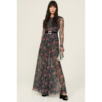 Philosophy di Lorenzo SerafiniBlack Floral Gown 
