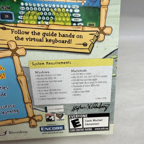 SpongeBob SquarePants Typing CD-ROM 2008 NOS Sealed - Picture 6 of 7