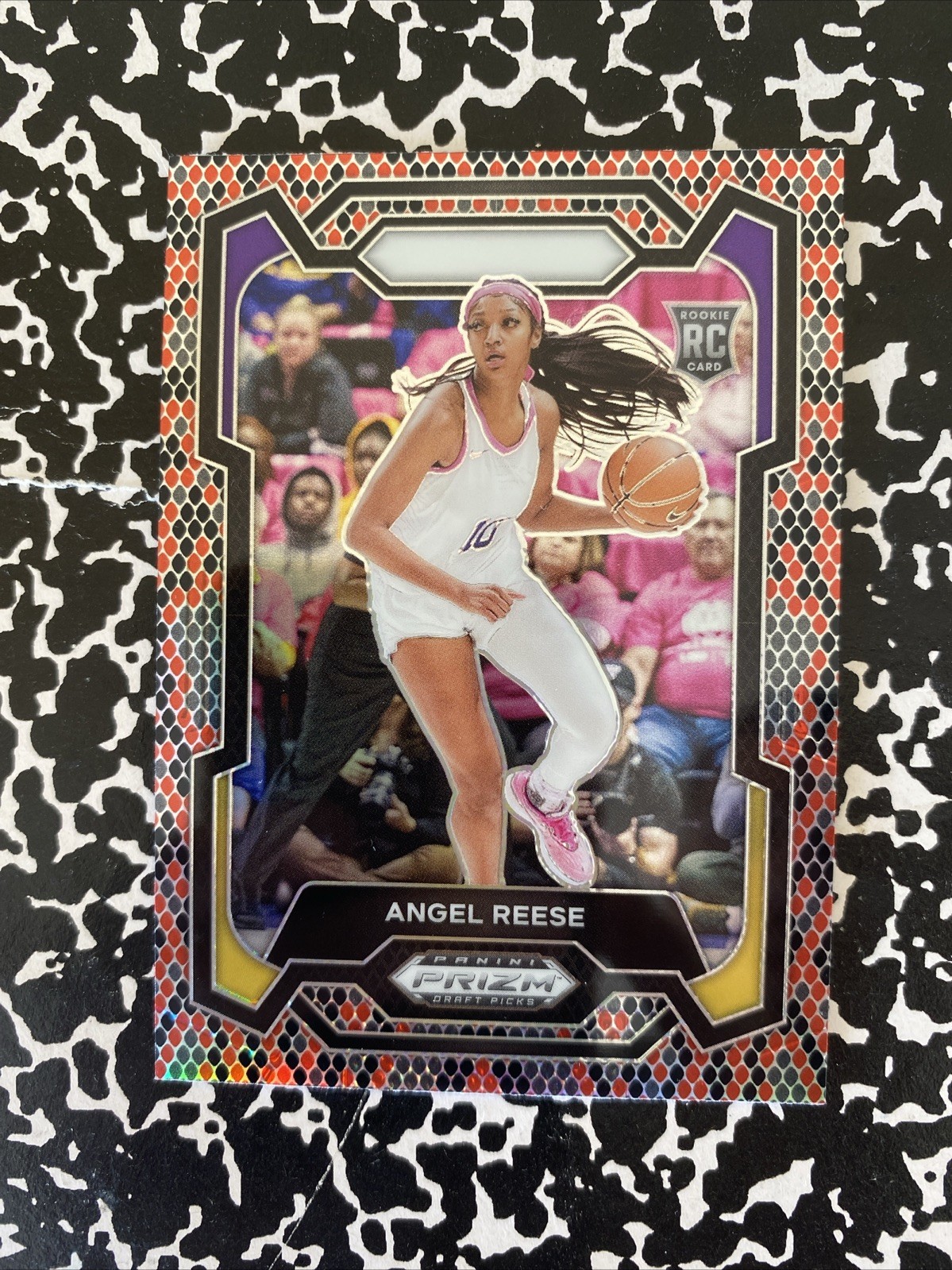 2024 Panini Prizm Angel Reese Rookie Snakeskin SSP Chicago Sky LSU