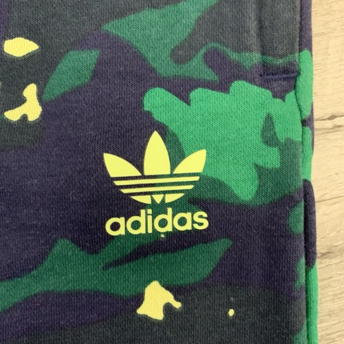 adidas Sweat Shorts Youth Medium Allover Print Pack Camo French Terry H20298 - Picture 5 of 8