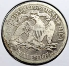 1869 Seated Liberty Half Dollar Better Date Lower Condition