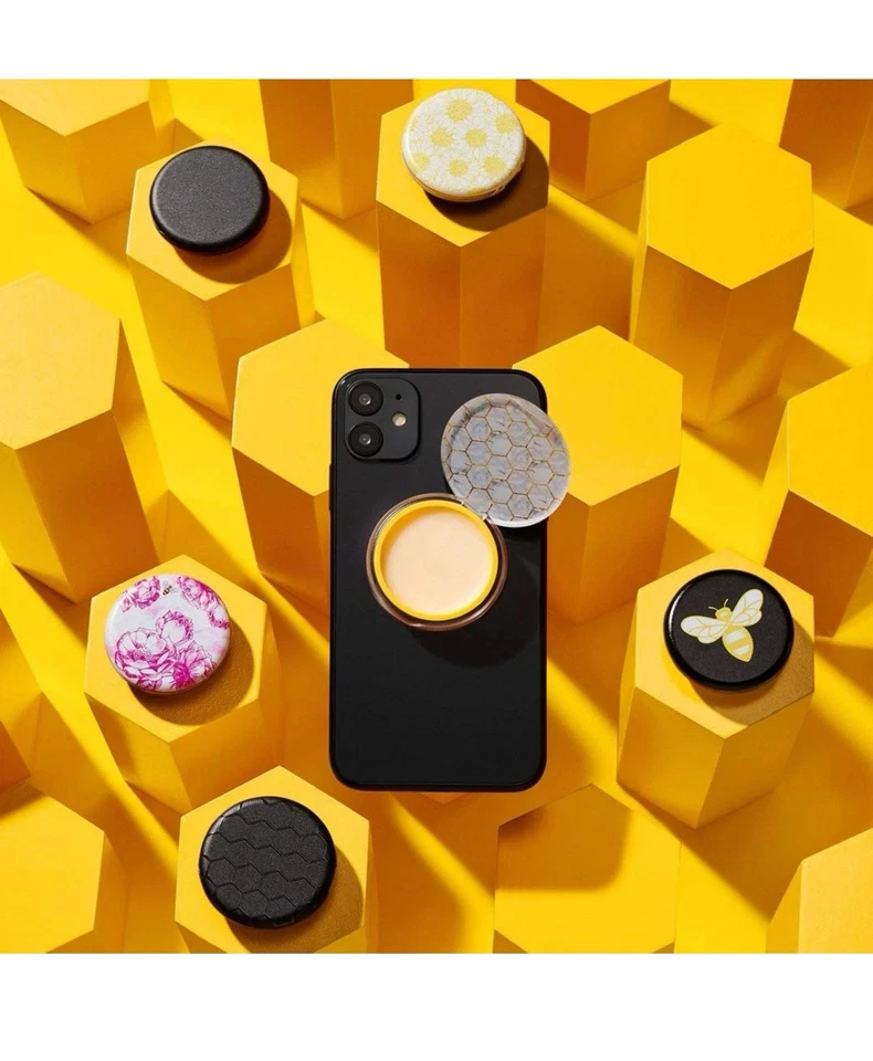 PopSockets Lip Balm Phone Grip Expanding Kickstand PopLips Burt's Bees No Refill - Image 4 of 4