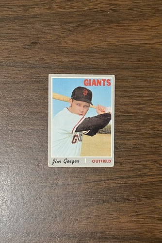 Tarjeta de béisbol Jim Gosger 1970 Topps High Number # 651 Gigantes de San Francisco - Imagen 3 de 4