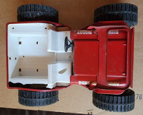 Vintage 1970's Tonka Jeep Dune Buggy Red PARTS CAR : Broken Clip On Canopy!! - Picture 5 of 9