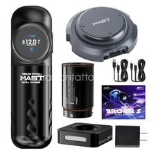 Mast Archer S Ultra Charge Wireless Tattoo Kit Rotary Machine Battery Foot Pedal