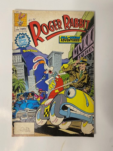 Roger Rabbit #1 June 1990 Disney Comics Hollywood cartoon Movie adaptation - Bild 1 von 5