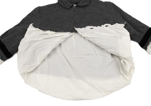 tricot COMME des GARCONS Washed Tape Design Layered Shirt Size S-M(K-155250) - Picture 8 of 12