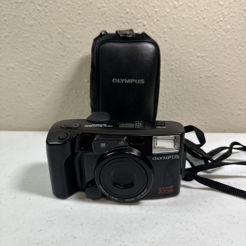 Olympus Infinity Zoom 200 Multi AF 38-80mm Point & Shoot 35mm Filmkamera & Tasche