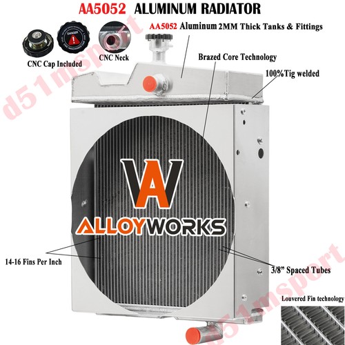Radiator FIT Oliver 770 880 101614ASA 101615AS 10164AS 101471AS 102791AS 102755A - Picture 1 of 11