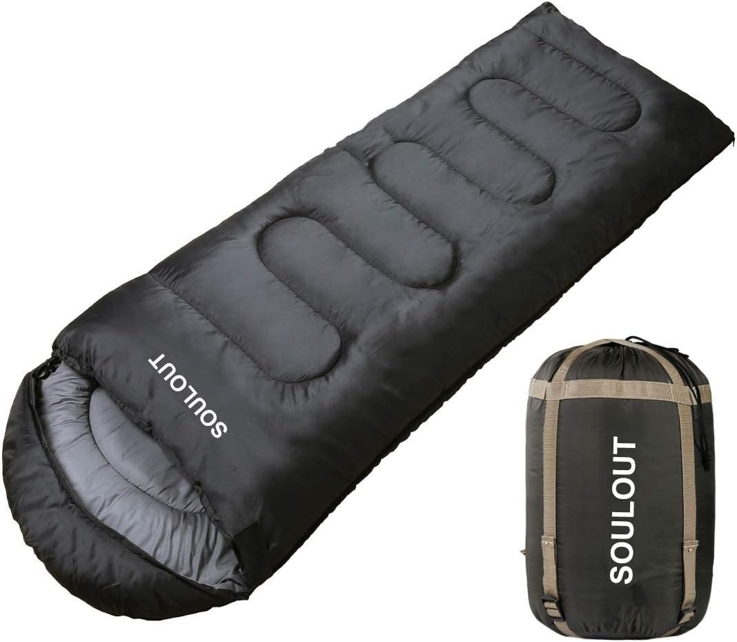 3-4 Season Portable Waterproof Envelope Sleeping Bag for Adults & Kids - for Tra