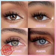 EMEDA 6D Faux Mink False Eyelashes Strip Lashes 4 Pairs