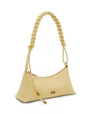 Cult Gaia Osa Cartera de Hombro Bolso de Mano Cuero Amarillo Crema Mantequilla ¡Nuevo!  $498