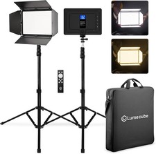 Lume Cube Studio Panel LED Lighting Kit Photography Lights