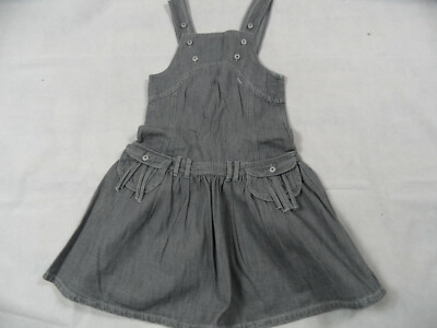 CAKEWALK schöner Jeans-Trägerrock grau Gr. 152 NEU ST120