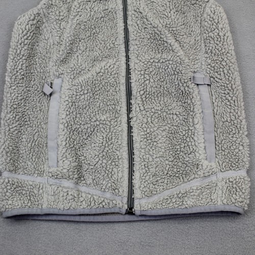 Patagonia Vest Womens Small Gray Retro-X Fleece Deep Pile Full Zip Sherpa Hiking - Picture 4 of 13