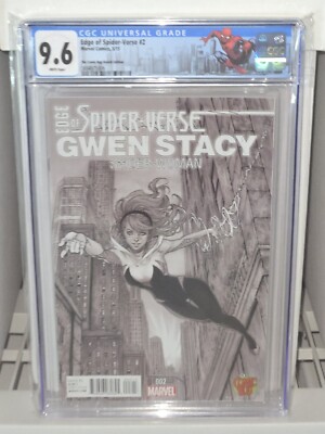 Edge of Spider-Verse #2 CGC Universal Grade Comic Comic Bug Sketch Edition Var.