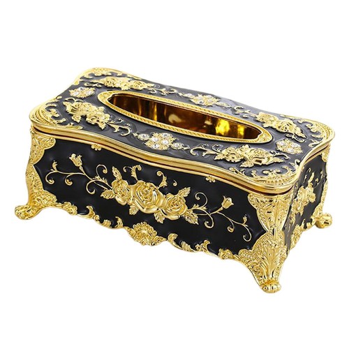 Tissue Box European Style Cover Paper Storage Holder Napkin Case Organizer Home - Picture 6 of 33