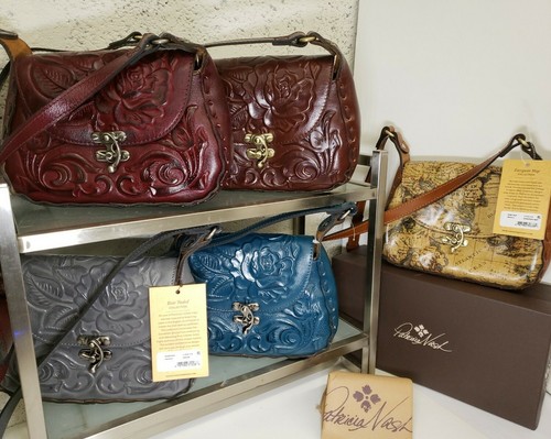 PATRICIA NASH small purse 9"x9"x4" Lucia Tooled Leather Crossbody Bag NEW $199 - Picture 11 of 19