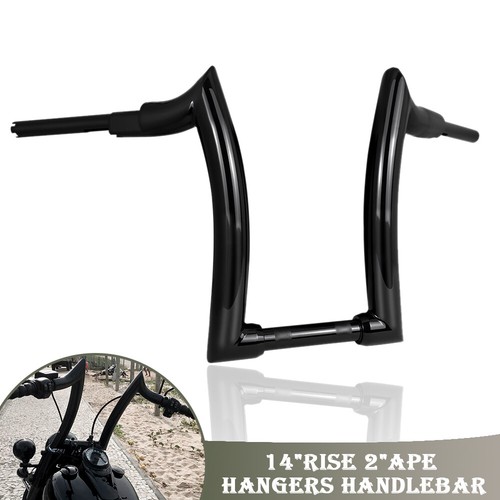 14'' Rise 2" Ape Hanger Handlebar Fit For Kawasaki VULCAN 1500 VN1500 - Picture 10 of 12