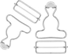 2Pairs Overall Buckles Replacement, Metal No Sew Clasp Replacement,...