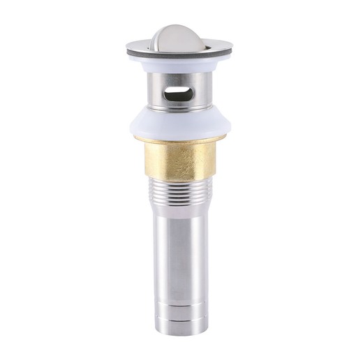Basin Sink Flip Up Drain Valve For Bathroom Drain Stopper Bath Fixture Stainless - Picture 5 of 16