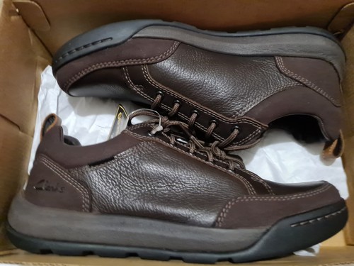 Scarpe casual Clarks Ashcombe 2GTX stringate in pelle marrone taglia uk 7 eu 41 - Foto 6 di 6