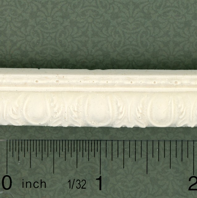 Trim Header UMT2 dollhouse miniatures 1//12 scale polyresin Door Pediment