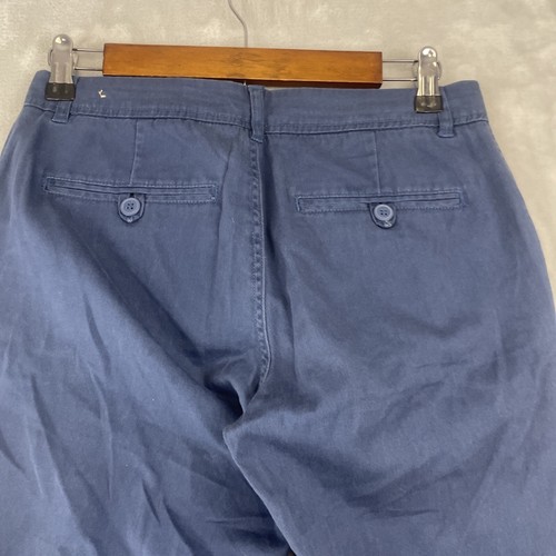 NEW Woolrich Chino Pants Women's Sz 4 Blue Sunday 100% Cotton Dark Cobalt - Picture 11 of 12