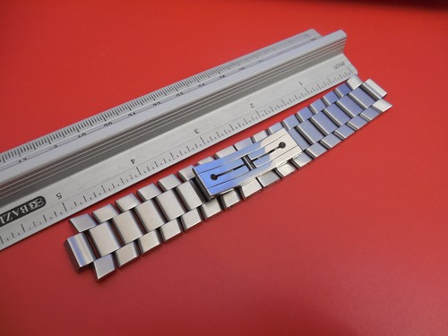 BAUME MERCIER STEEL RIVIERA 21MM DEPLOYMENT BAND BRACELET FOR 38MM UPDATE MODEL  - Bild 2 von 8