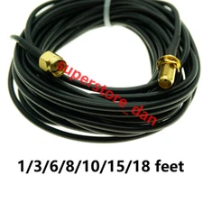 RG174 Wifi Antenna Extension Cable SMA Male to SMA Female bulkhead Connector