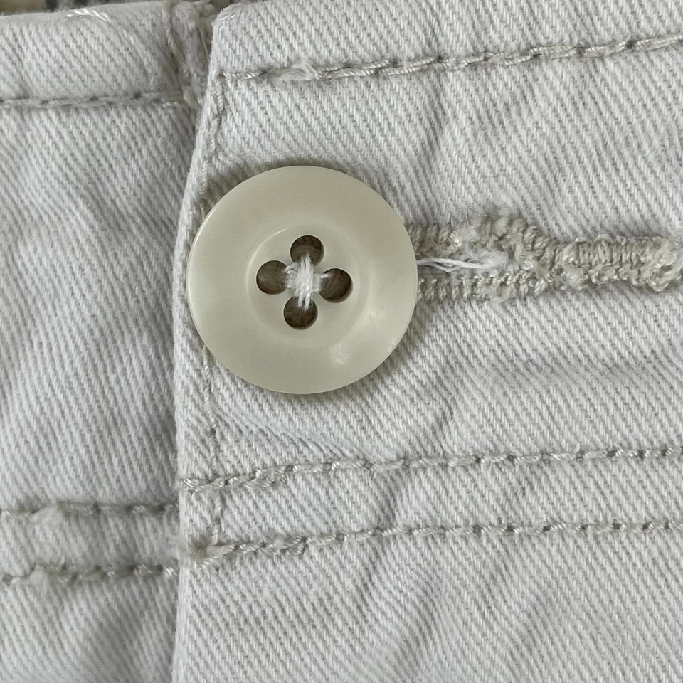 DENIM & SUPPLY Polo Ralph Lauren Cargo Shorts 34x11 Ivory Surplus Military - Image 3 of 4