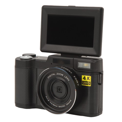 48MP Vlogging Camera 4K Digital Camera Macro Shooting Flip Screen For - Picture 11 of 12