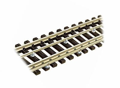 Code 60 Flat Bottom Rail Nickel Silver 609mm (x6) - Peco IL