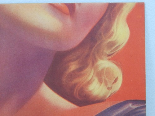 Original 1937 "ANGEL" Marlena Dietrich Jumbo WINDOW CARD Lower corner Portion - Picture 5 of 7