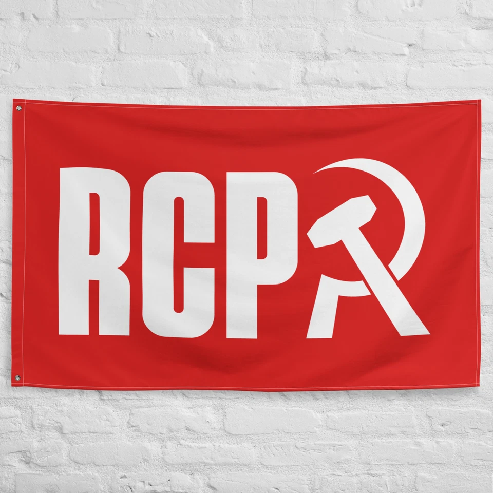 Bandera del Partido Comunista Revolucionario 3x5 pies - Poliéster resistente interior/exterior Foto 3 de 4