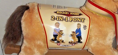 2 in 1 Talking, Singing  & Rocking Pony In 2- Different Colors Pink Or Brown - Picture 10 of 10
