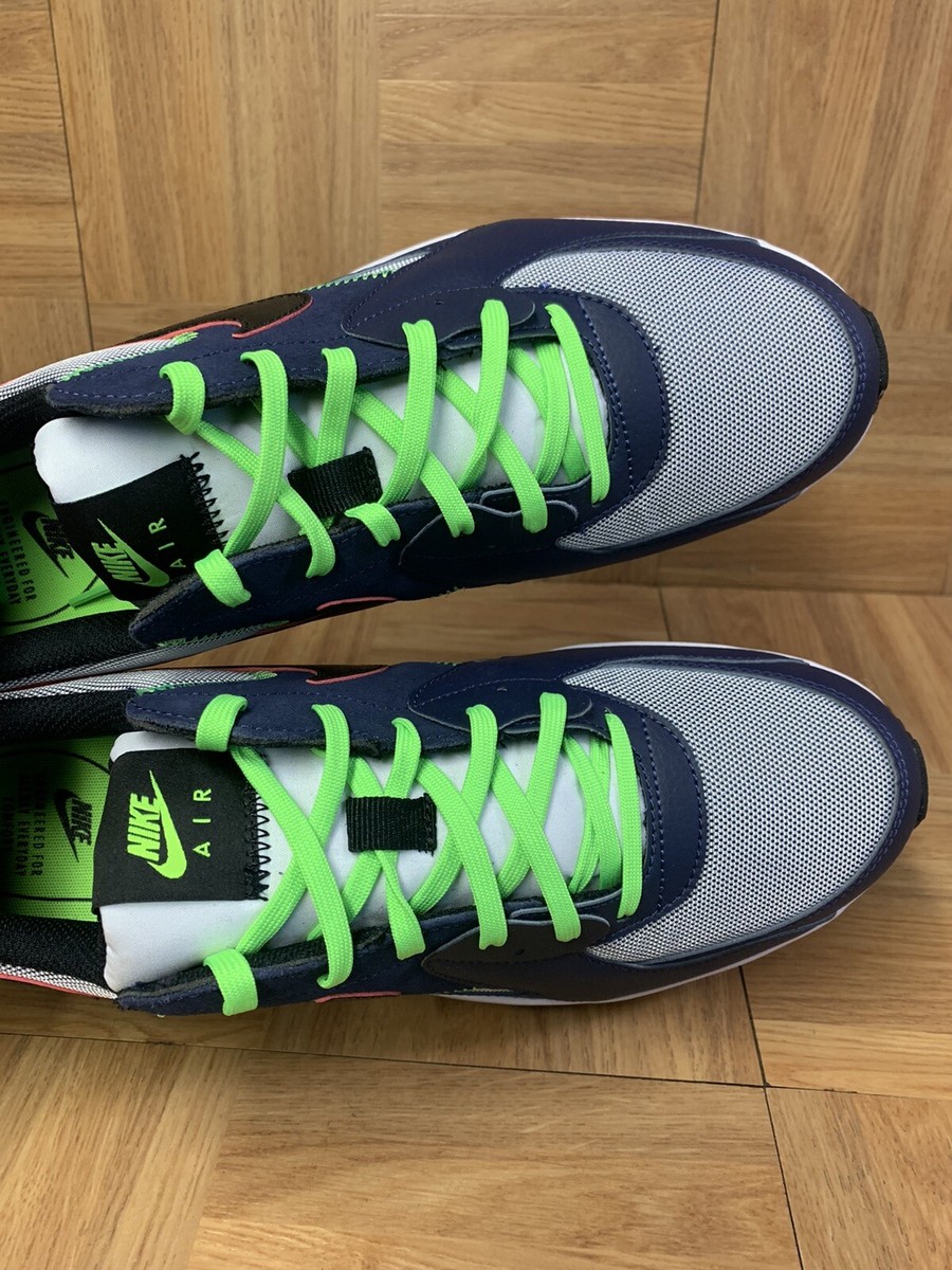 【希少】NIKE XTREME SPORT IV カモフラージュ ネオン 迷彩 RARE🔥 Nike Air Max Excee Blackened Blue Neon Green Sz 10.5
