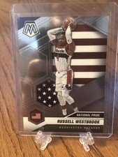 NBA 2021 Mosaic Basketball National Pride Russell Westbrook #253 PACK FRESH!!