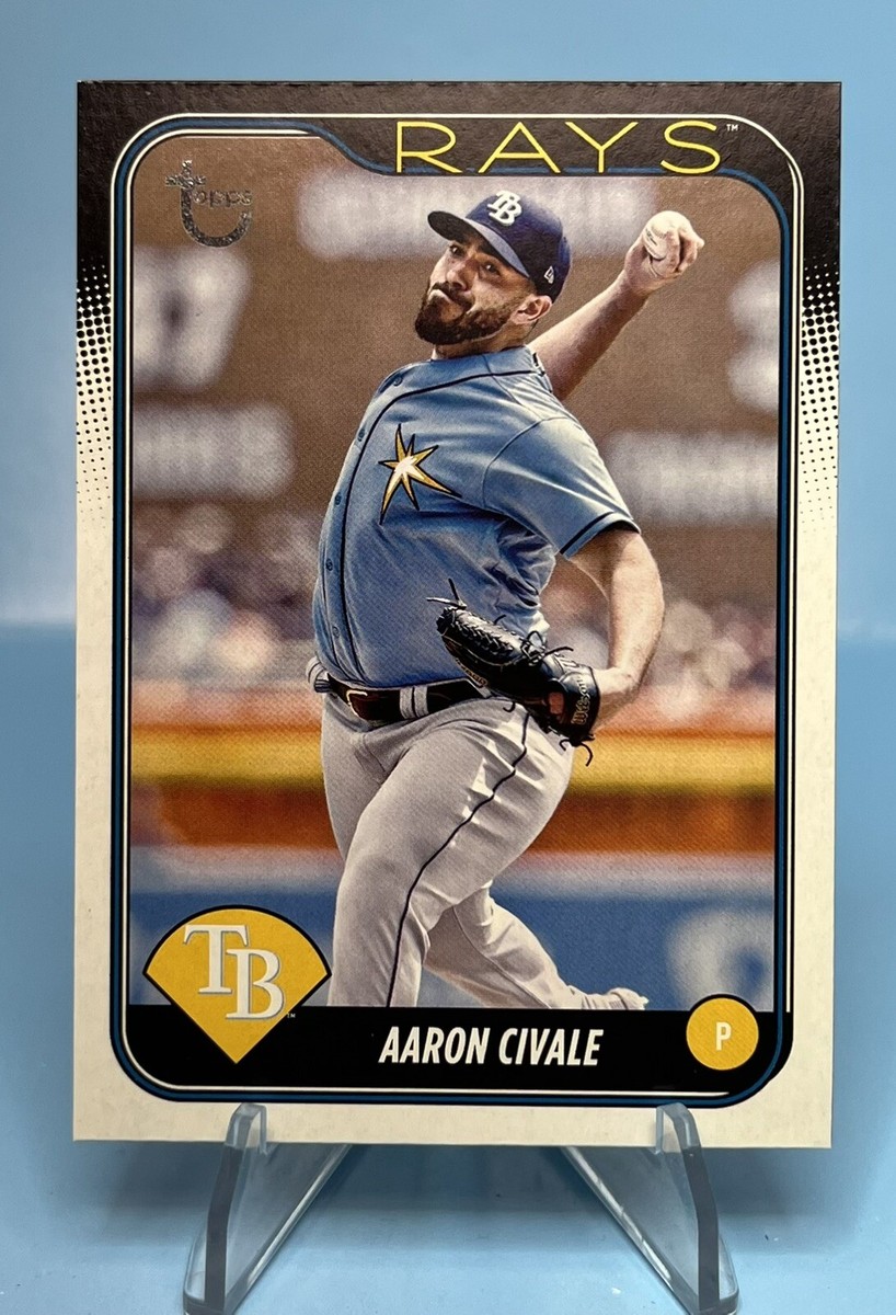 mlb　1st AARON CIVALE 299シリ 2024 Topps Series 1 AARON CIVALE VINTAGE STOCK 29/99 RAYS