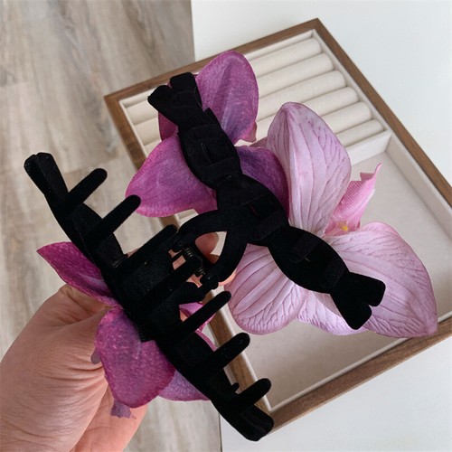 Seide Haarblume Clips Haarnadel Blume Haarkrallen Kopfbedeckung Haarschmuck Damen - Bild 14 von 17