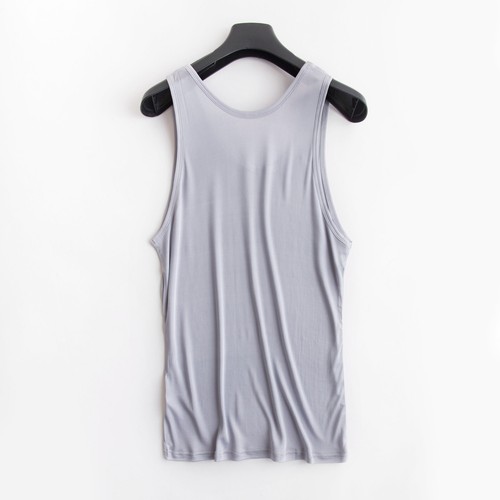 New Men's Silk Camisole Blouse Mulberry Silk Tank Tops Cami Top Vest KT3S37 - Picture 16 of 17