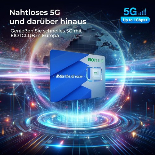 EIOTCLUB Prepaid SIM für Kamera/Router | 5G/4G, o2/Vodafone, Ohne Vertrag - Bild 5 von 7